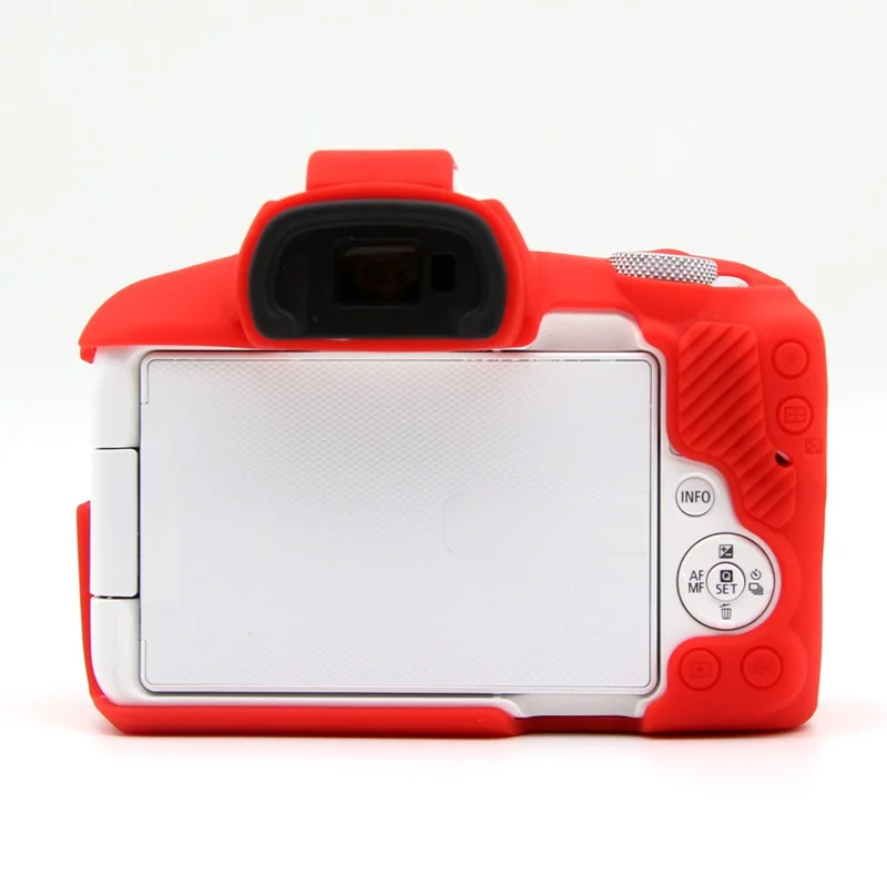 For Canon EOS R50 Camera Protective Cover Soft Silicone Anti-collision Sleeve - Red
