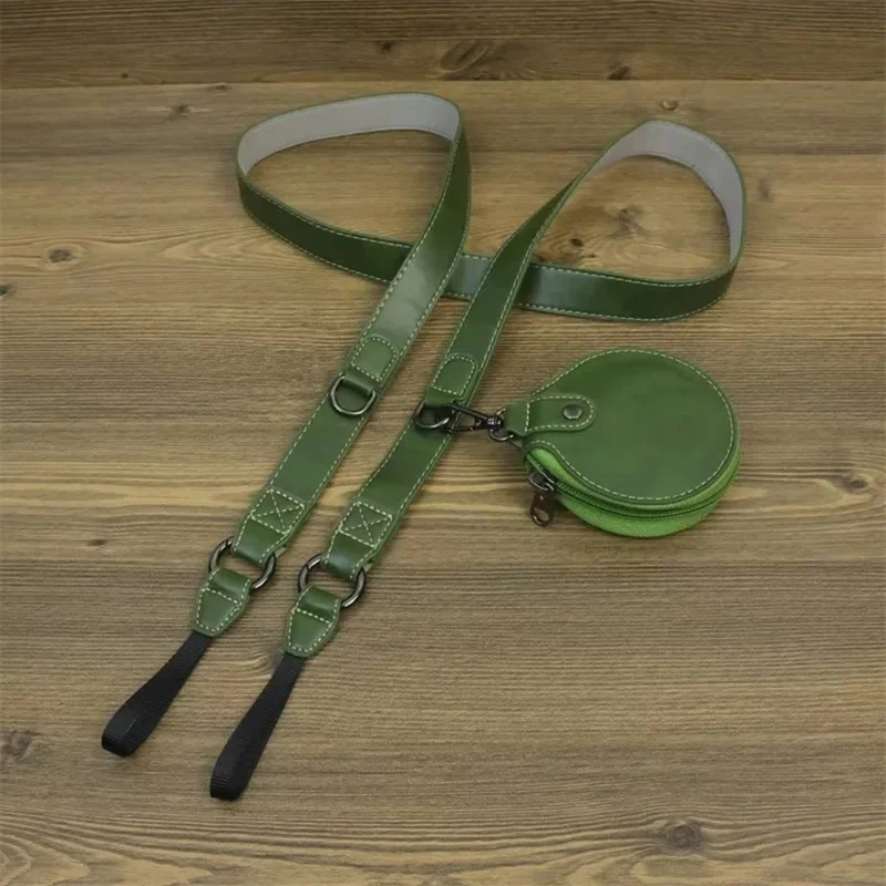 For Fujifilm X-S20 Detachable PU Leather Camera Bag Battery Opening Anti-scratch Case with Lens Bag - Green