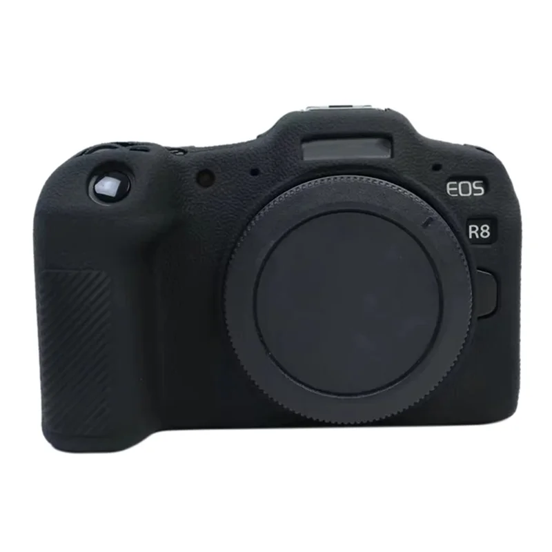 Per il caso Canon EOS R8 Copertura protettiva della fotocamera in silicone resistente ai graffi - Nero