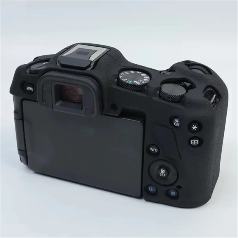 Per il caso Canon EOS R8 Copertura protettiva della fotocamera in silicone resistente ai graffi - Nero