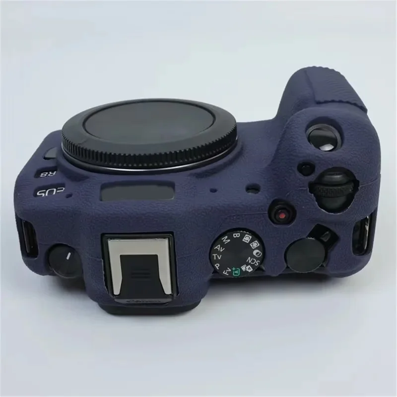 For Canon EOS R8 Case Scratch-resistant Silicone Camera Cover Protector - Sapphire