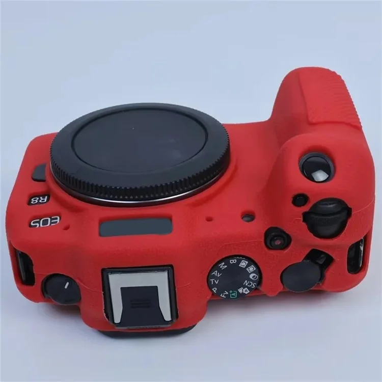Étui pour Canon EOS R8 - Protecteur de caméra en silicone résistant aux rayures - Rouge