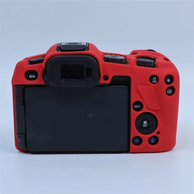 Étui pour Canon EOS R8 - Protecteur de caméra en silicone résistant aux rayures - Rouge