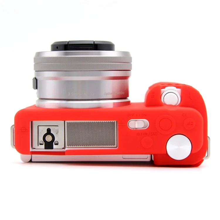 Dust-proof Sleeve for Sony ZV-E10 Camera Non-slip Silicone Cover Protective Case - Red