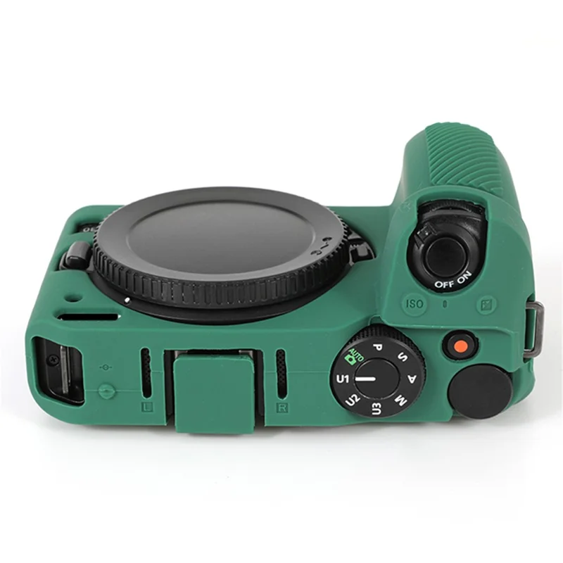 Skyddande hölje i mjuk silikon till Nikon Z30, kameraskal mot stötar - Grön