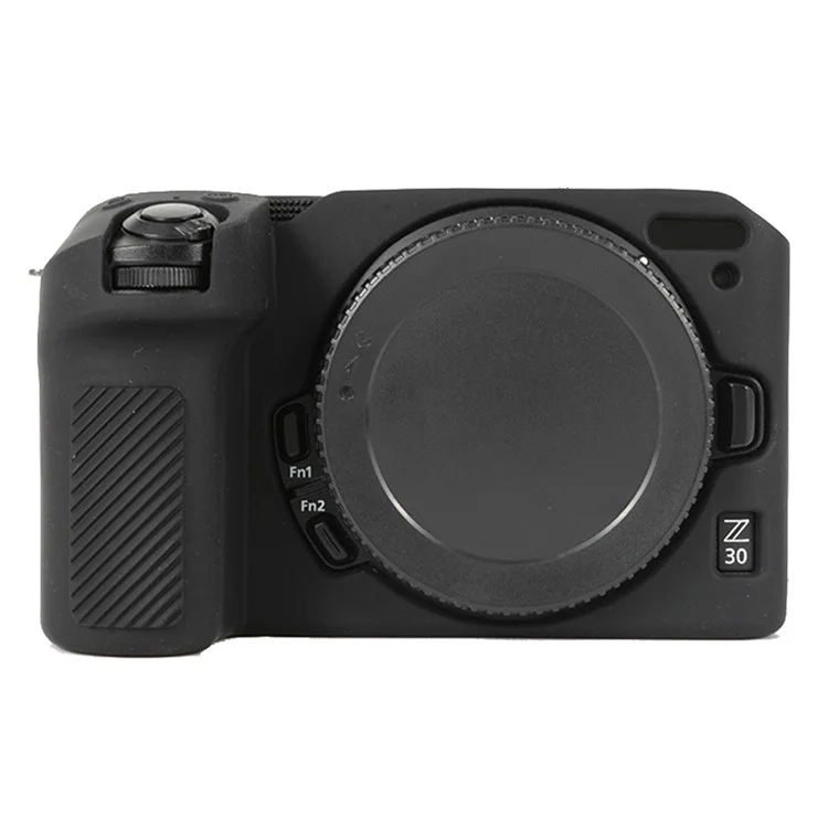 For Nikon Z30 Soft Silicone Protective Case Camera Anti-drop Cover - Black