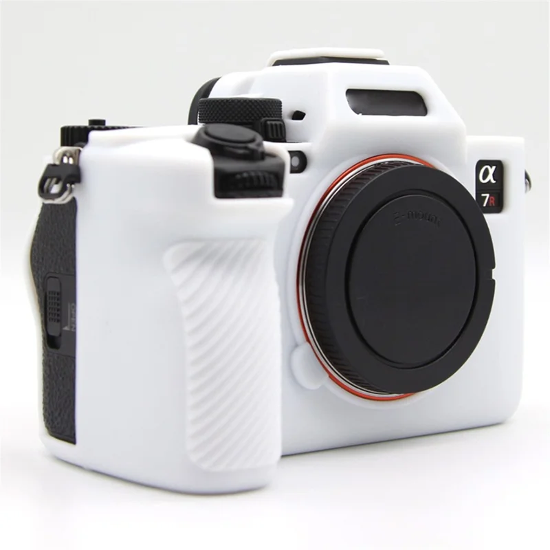 Pour Sony A7RV / A7R5 Came Anti-drop Couverture de Silicone Silicone - Blanc