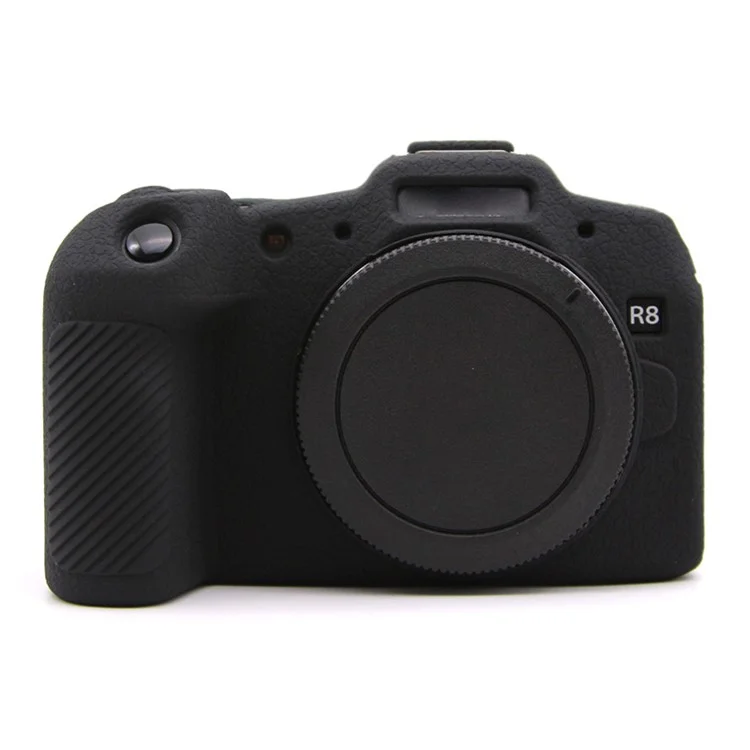 For Canon EOS R8 Dustproof Camera Protector Sleeve Silicone Case Drop Protection Cover - Black