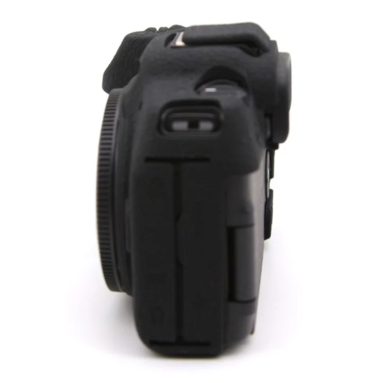 For Canon EOS R8 Dustproof Camera Protector Sleeve Silicone Case Drop Protection Cover - Black