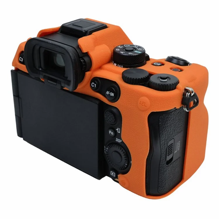 Für Sony A7R5 Silikonhülle Kameraschutzhülle Schutzhülle - Orange