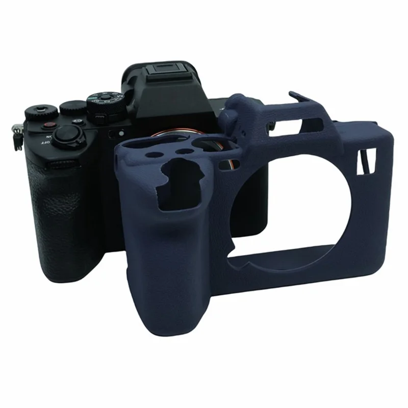 For Sony A7R5 / A7M5 Silicone Case Camera Protector Sleeve Protection Cover - Sapphire