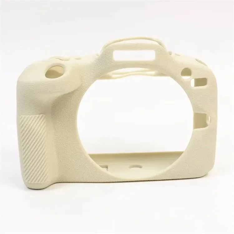 For Canon EOS R100 Camera Protector Sleeve Silicone Case Drop Protection Cover - Beige