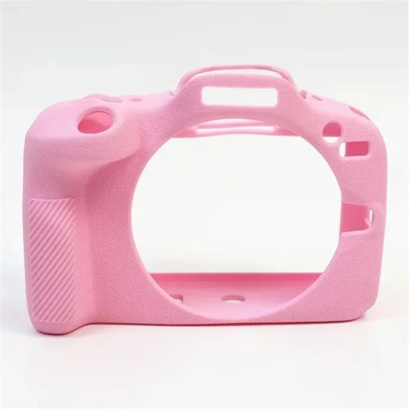 Pour Canon EOS R100 Protecteur de caméra Housse en silicone Étui de protection antichoc - Rose