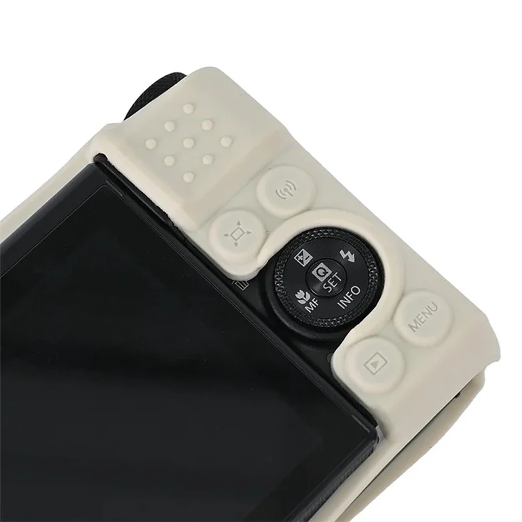 For Canon SX740 / SX730 Soft Silicone Protective Case Anti-drop Camera Cover - Beige