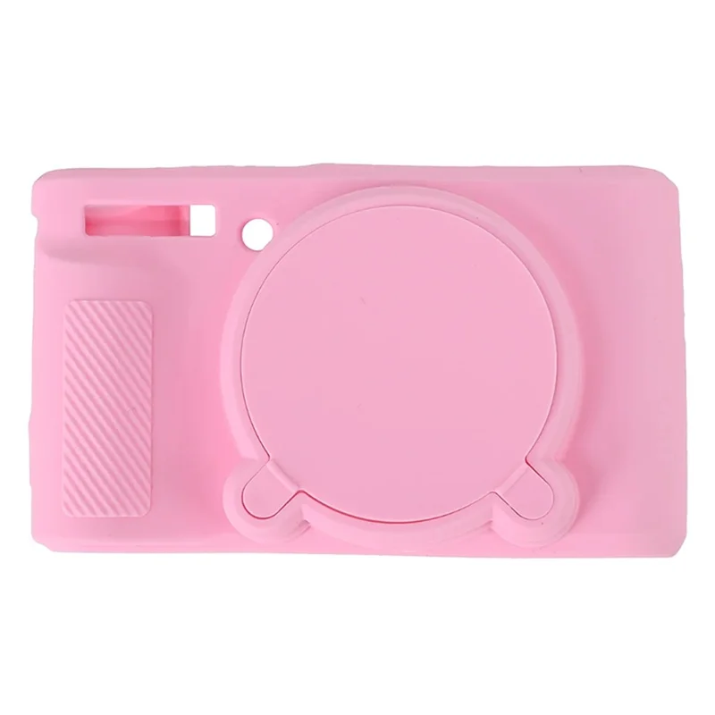 For Canon SX740 / SX730 Soft Silicone Protective Case Anti-drop Camera Cover - Pink