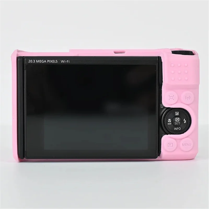 For Canon SX740 / SX730 Soft Silicone Protective Case Anti-drop Camera Cover - Pink