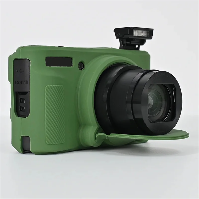 Per Canon SX740 / SX730 Custodia protettiva in silicone morbido Anti-caduta Copertura della fotocamera - Verde