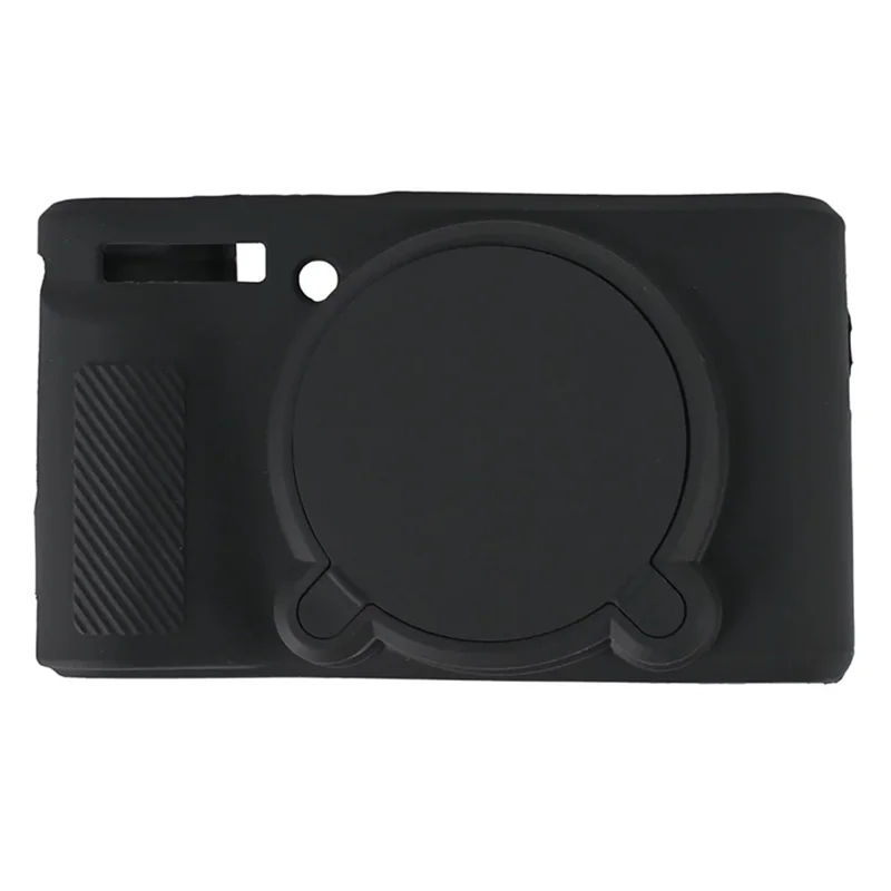 Für Canon SX740 / SX730 Weiche Silikon-Schutzhülle Anti-Drop Kamera-Cover - Schwarz