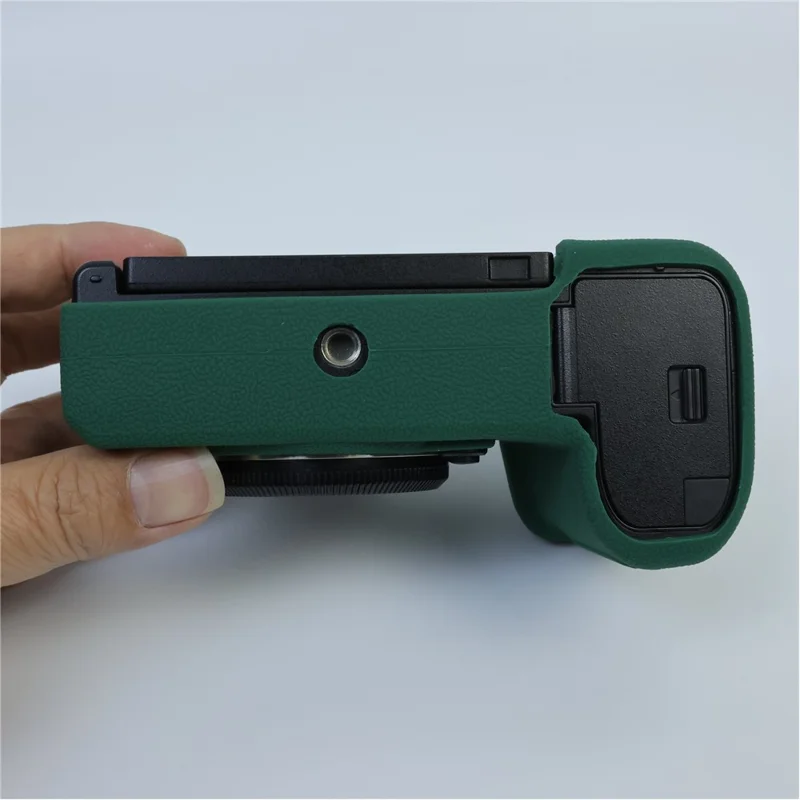 غطاء واقي من السيليكون الناعم لجهاز Fuji X-S20، غطاء واقي مضاد للصدمات - أخضر