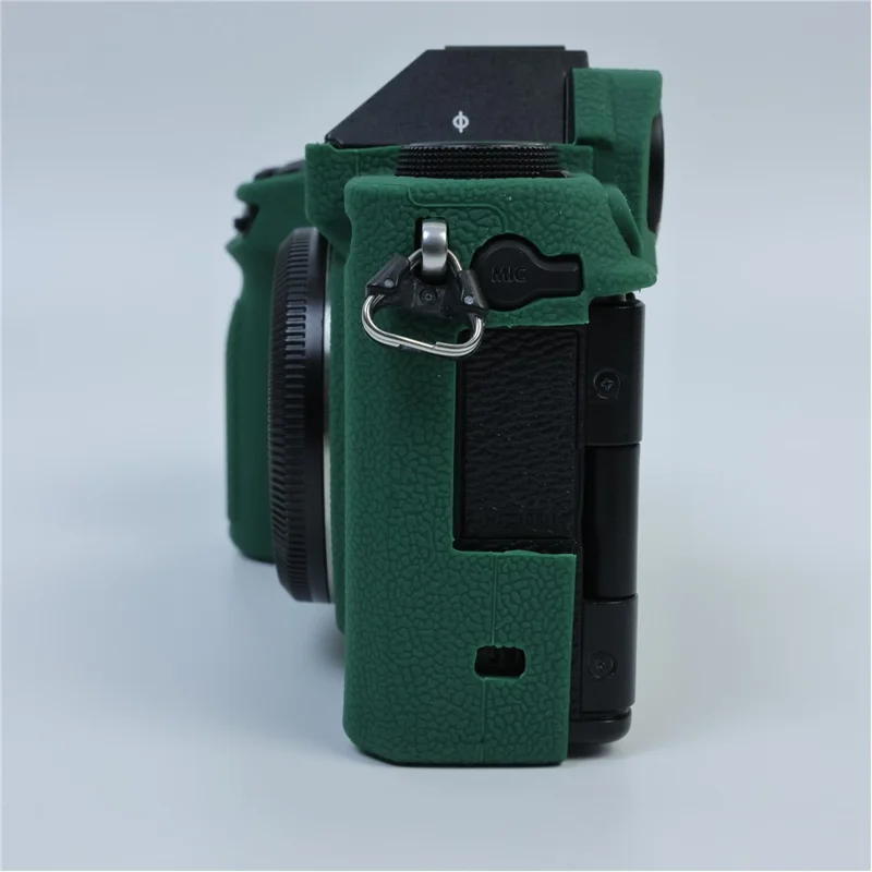 غطاء واقي من السيليكون الناعم لجهاز Fuji X-S20، غطاء واقي مضاد للصدمات - أخضر