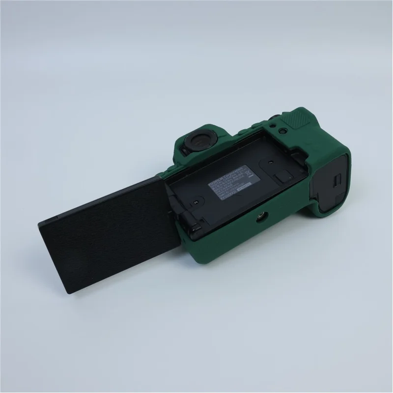 غطاء واقي من السيليكون الناعم لجهاز Fuji X-S20، غطاء واقي مضاد للصدمات - أخضر