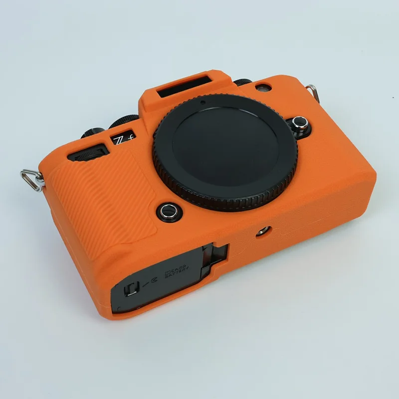 For Nikon Zf Soft Silicone Protective Case Anti-collision Camera Cover - Orange