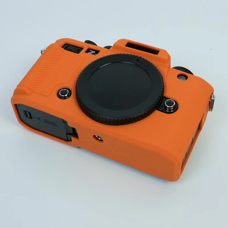 For Nikon Zf Soft Silicone Protective Case Anti-collision Camera Cover - Orange