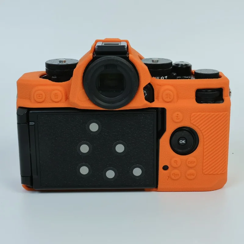 For Nikon Zf Soft Silicone Protective Case Anti-collision Camera Cover - Orange