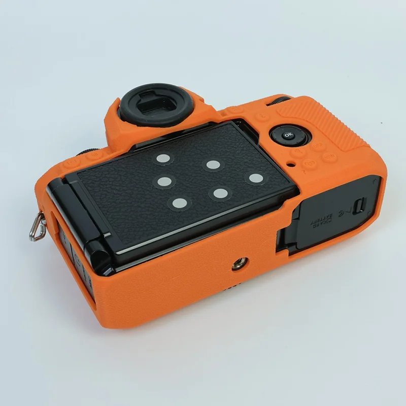 For Nikon Zf Soft Silicone Protective Case Anti-collision Camera Cover - Orange