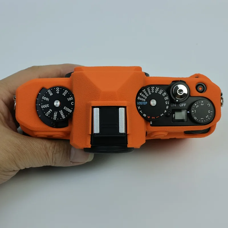 For Nikon Zf Soft Silicone Protective Case Anti-collision Camera Cover - Orange