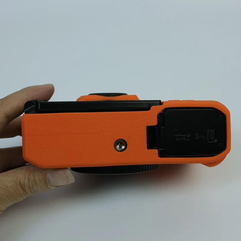 For Nikon Zf Soft Silicone Protective Case Anti-collision Camera Cover - Orange