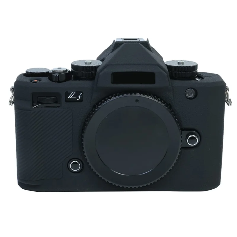 Skyddande mjuk silikonlåda till Nikon Zf, kameraskal med krockskydd - Svart