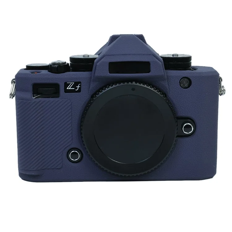 Para Nikon Zf Funda protectora de silicona suave Anticolis ión Cubierta de cámara - Azul