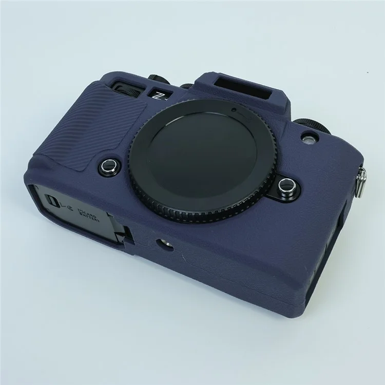 Para Nikon Zf Funda protectora de silicona suave Anticolis ión Cubierta de cámara - Azul