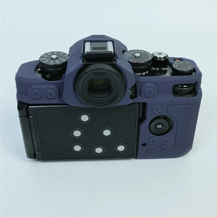 Para Nikon Zf Funda protectora de silicona suave Anticolis ión Cubierta de cámara - Azul