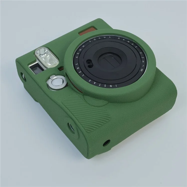 Pour Fuji Instax Mini 90 Case de Protection de la Caméra en Silicone Caper Anti-drop - Vert