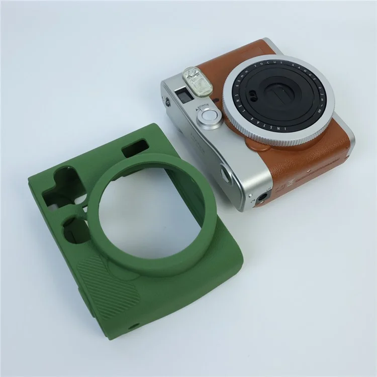 For Fuji Instax Mini 90 Silicone Case Camera Protective Cover Anti-drop Case - Green