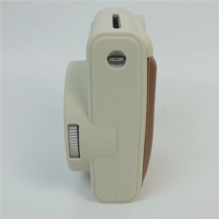 For Fuji Instax Mini 90 Silicone Case Camera Protective Cover Anti-drop Case - White