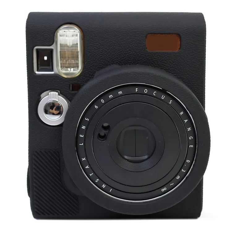 For Fuji Instax Mini 90 Silicone Case Camera Protective Cover Anti-drop Case - Black
