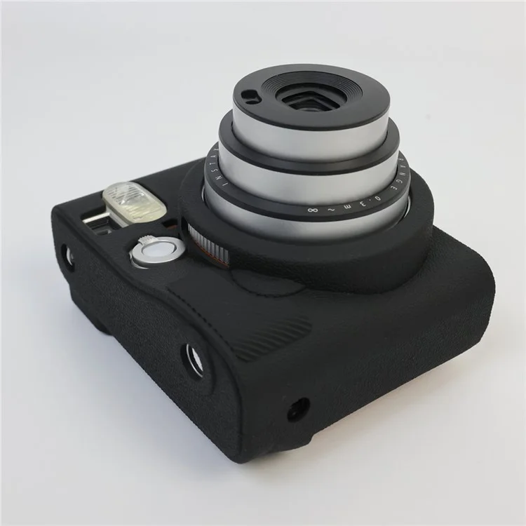 For Fuji Instax Mini 90 Silicone Case Camera Protective Cover Anti-drop Case - Black