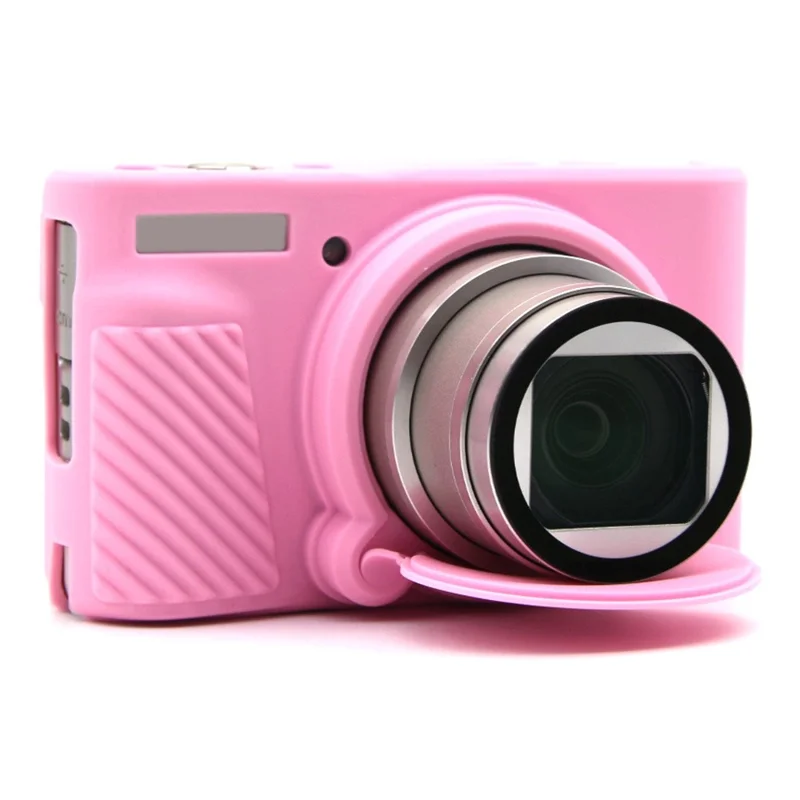 For Canon SX740 HS / SX730 HS Case Anti-Slip Silicone Camera Protective Cover - Pink