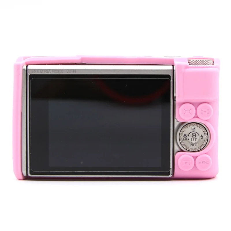 For Canon SX740 HS / SX730 HS Case Anti-Slip Silicone Camera Protective Cover - Pink