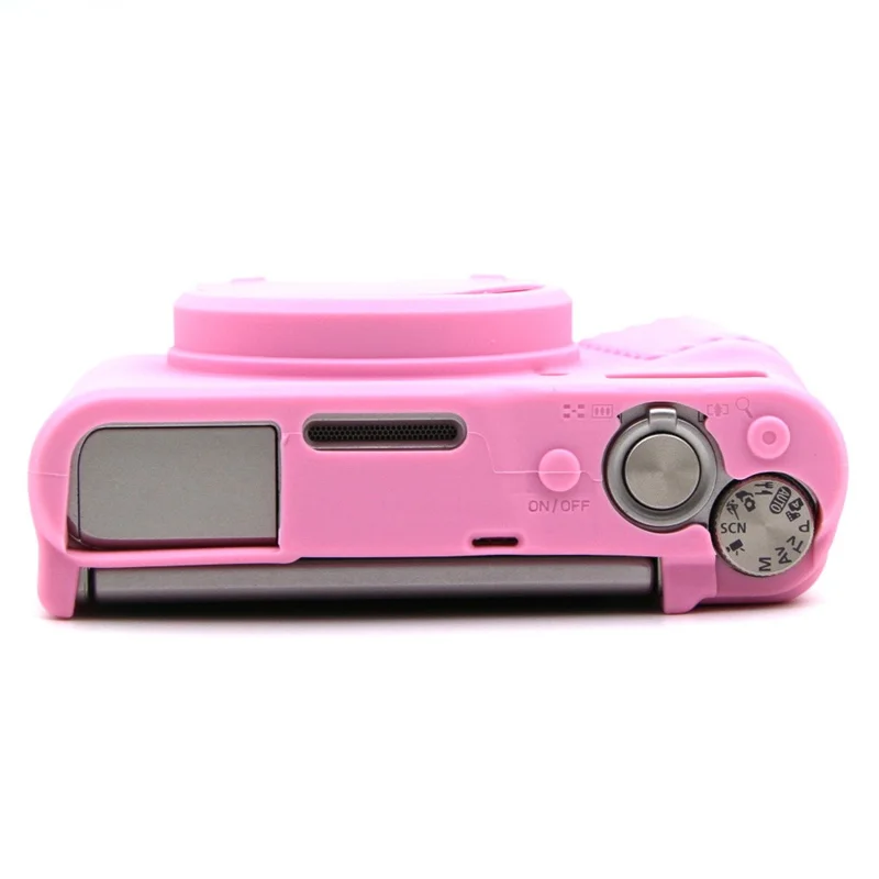 For Canon SX740 HS / SX730 HS Case Anti-Slip Silicone Camera Protective Cover - Pink