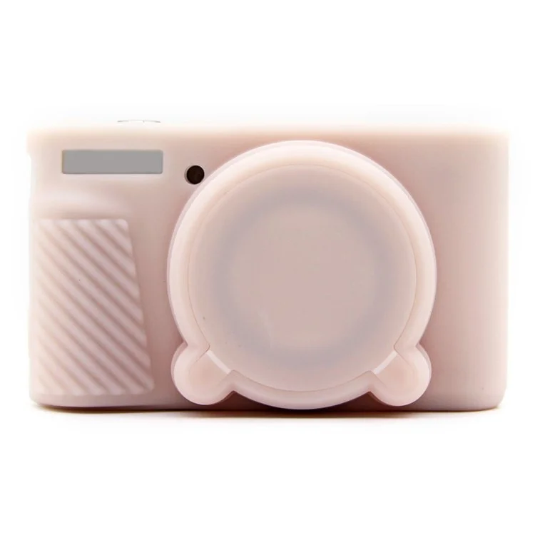 For Canon SX740 HS / SX730 HS Case Anti-Slip Silicone Camera Protective Cover - Jelly Pink