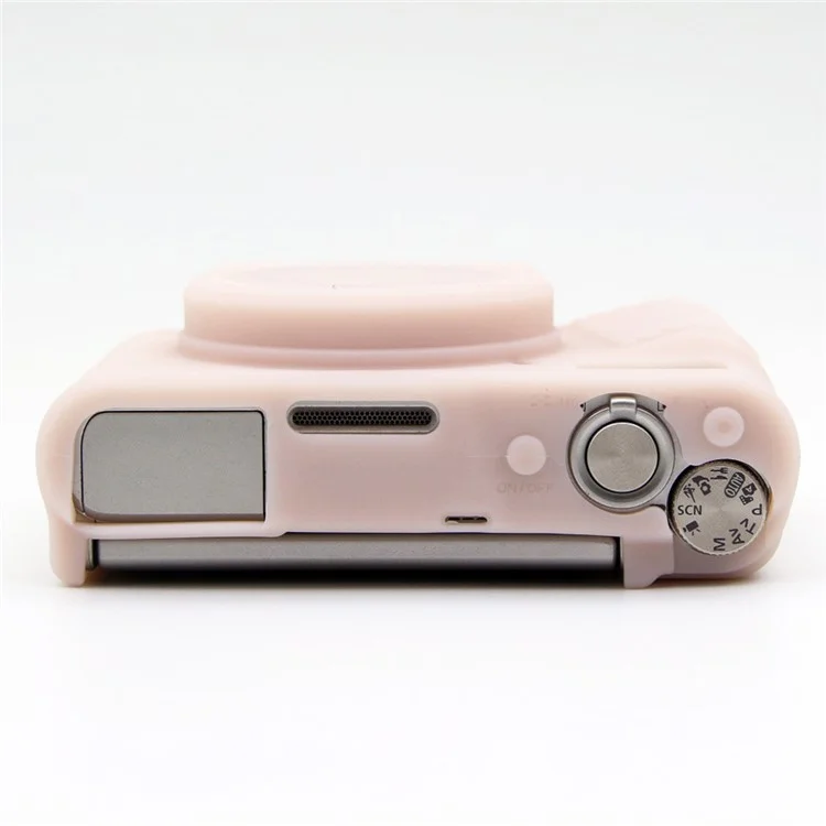 For Canon SX740 HS / SX730 HS Case Anti-Slip Silicone Camera Protective Cover - Jelly Pink