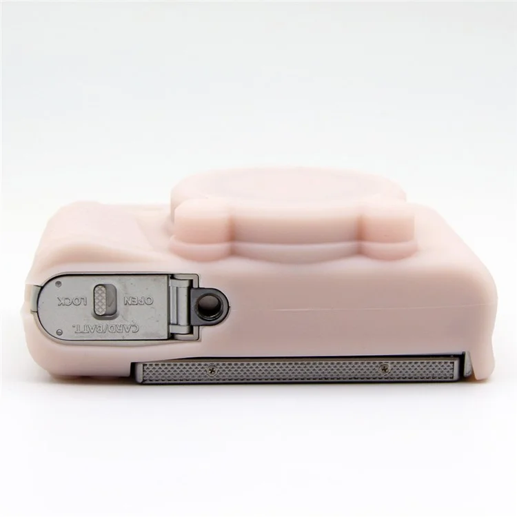 For Canon SX740 HS / SX730 HS Case Anti-Slip Silicone Camera Protective Cover - Jelly Pink