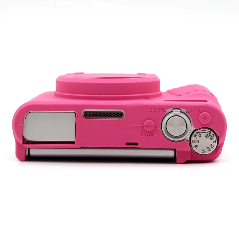 For Canon SX740 HS / SX730 HS Case Anti-Slip Silicone Camera Protective Cover - Rose