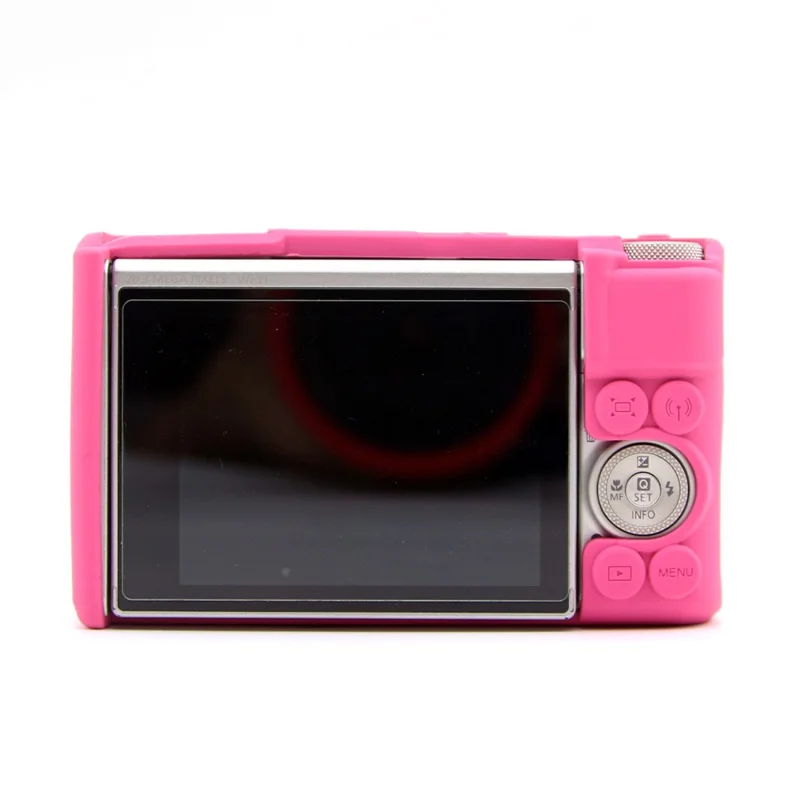 For Canon SX740 HS / SX730 HS Case Anti-Slip Silicone Camera Protective Cover - Rose