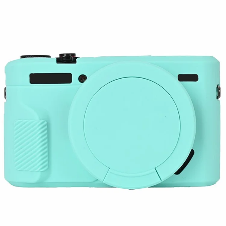 Pour Canon G7 X Mark II Étui de protection en silicone Housse anti-dérapante - Bleu
