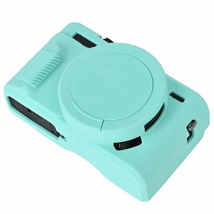 Pour Canon G7 X Mark II Étui de protection en silicone Housse anti-dérapante - Bleu